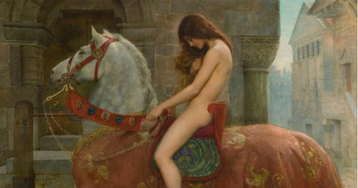 Artist John Collier’s 1897 oil painting of Lady Godiva