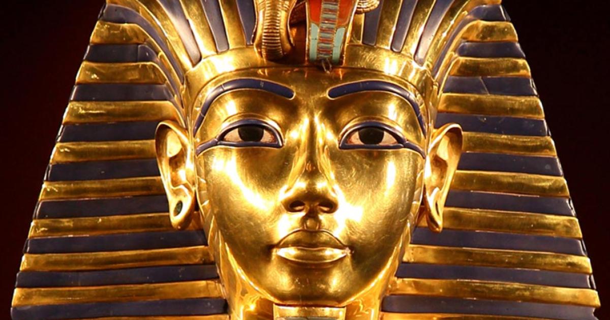 The iconic Golden Mask of Pharaoh Tutankhamun