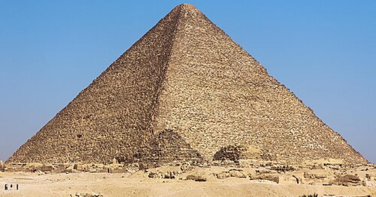 The Great Pyramid Of Giza Top image: The Great Pyramid of Giza under a starlit sky, highlighting the North Face. Source: [Pixabay/Creative Commons] Image