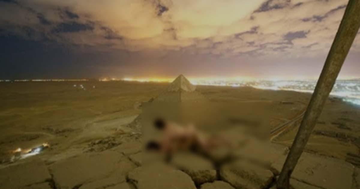 Andreas Hvid and friend allegedly climbed to the top of the Great Pyramid at Giza