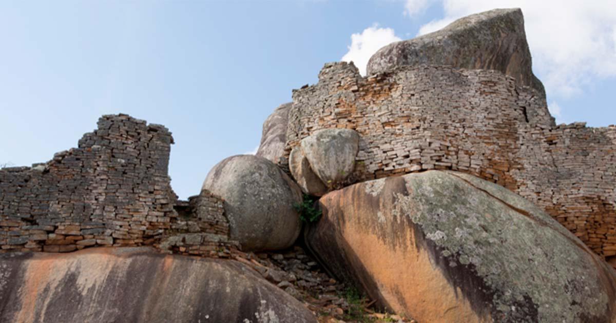Great Zimbabwe wall and tower. Source: Jan Van Der Voort/Adobe Stock