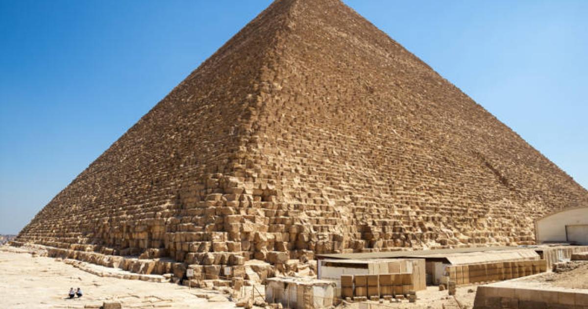 The great Pyramid, or Khufu Pyramid at Giza.