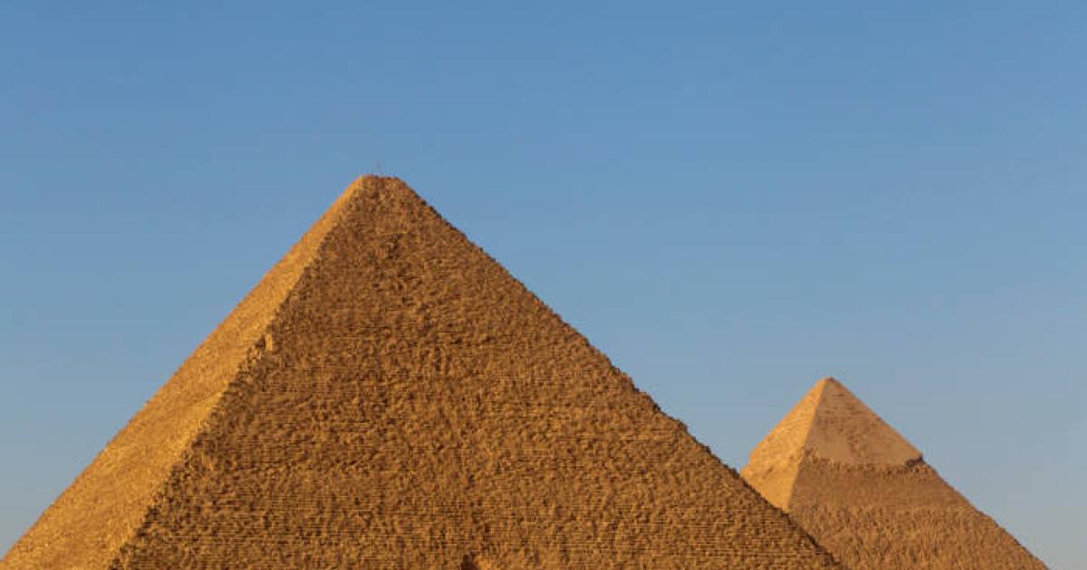 The Great Pyramid of Khufu, Giza, Egypt. 