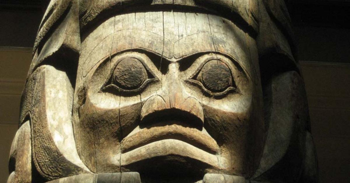 Haida Gwaii totem pole  