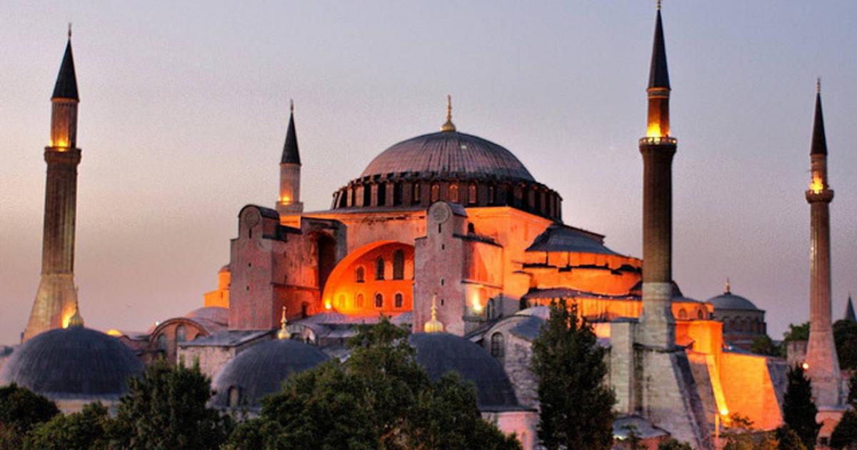 Hagia Sophia at dusk