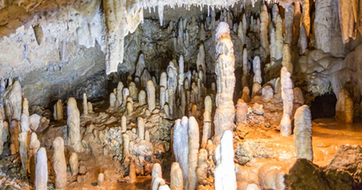 Stalagmites and Stalactites of Harrison’s Cave 