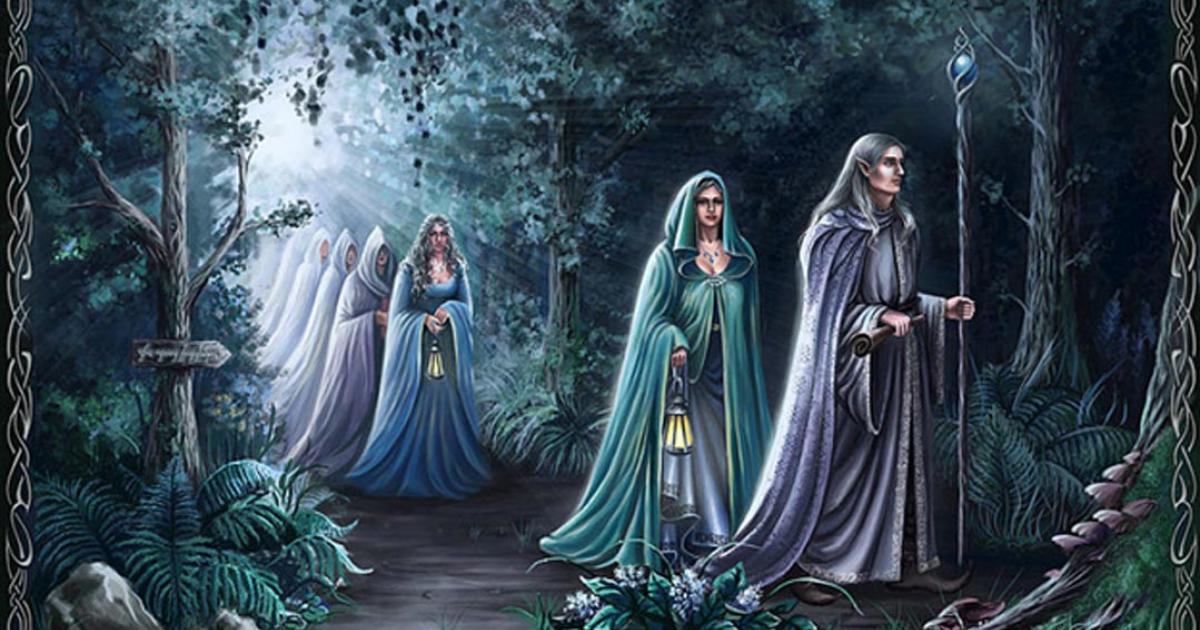 Haunting and beautiful Middle-Earth-like elves by artist 