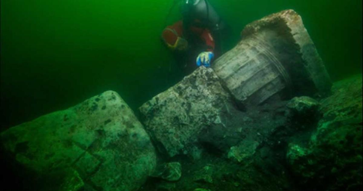 Temple remains have been found at Heracleion  