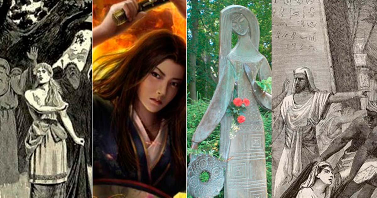 10 ancient unsung heroes reshaped history.	Source: W Parkinson/ CC BY-SA 4.0, Assassin's Creed Wiki/CC BY SA, CC BY-SA 3.0, Public Domain