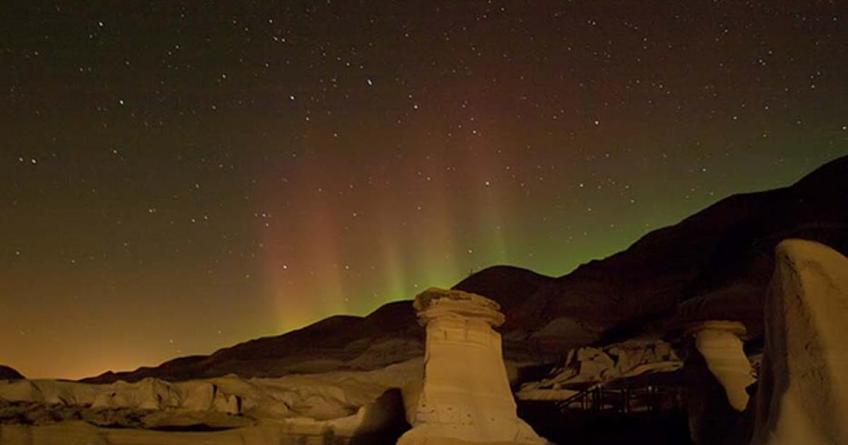 Hoodoo Aurora Borealis. 