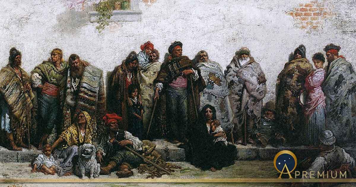 The Beggars of Burgos by Gustave Dore (1875) (Public Domain)