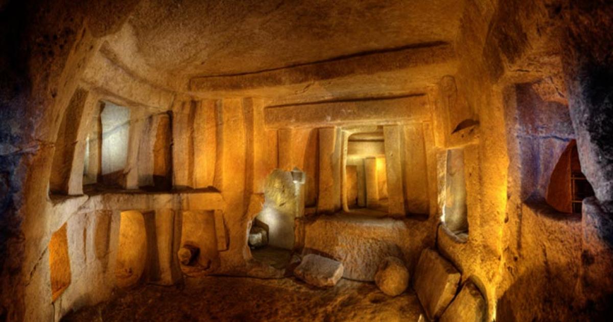 The Hypogeum in Malta, which is known to create specific sound frequencies, which have an effect on the human body