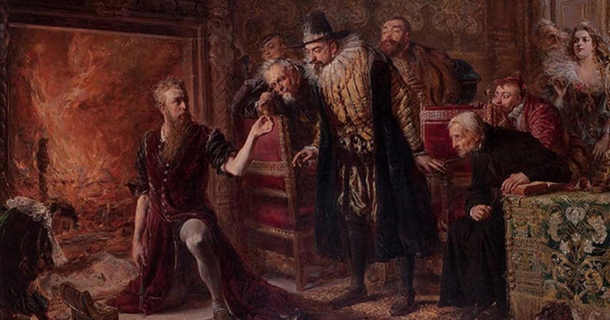 "Alchemist Sędziwój" by Jan Matejko: alchemist, and pioneer chemis.