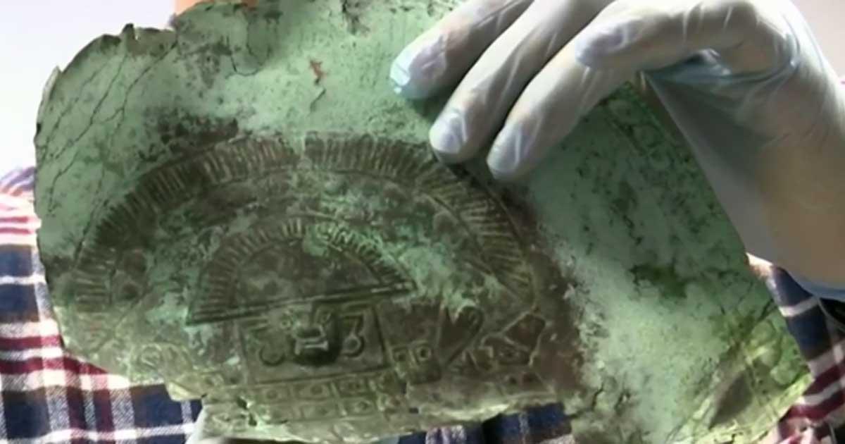 The Inca artifact found in Florida.