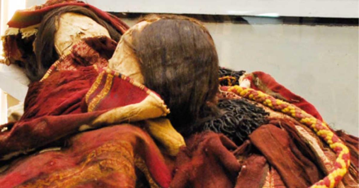 These two Incan mummies were found with a toxic substance in their grave.