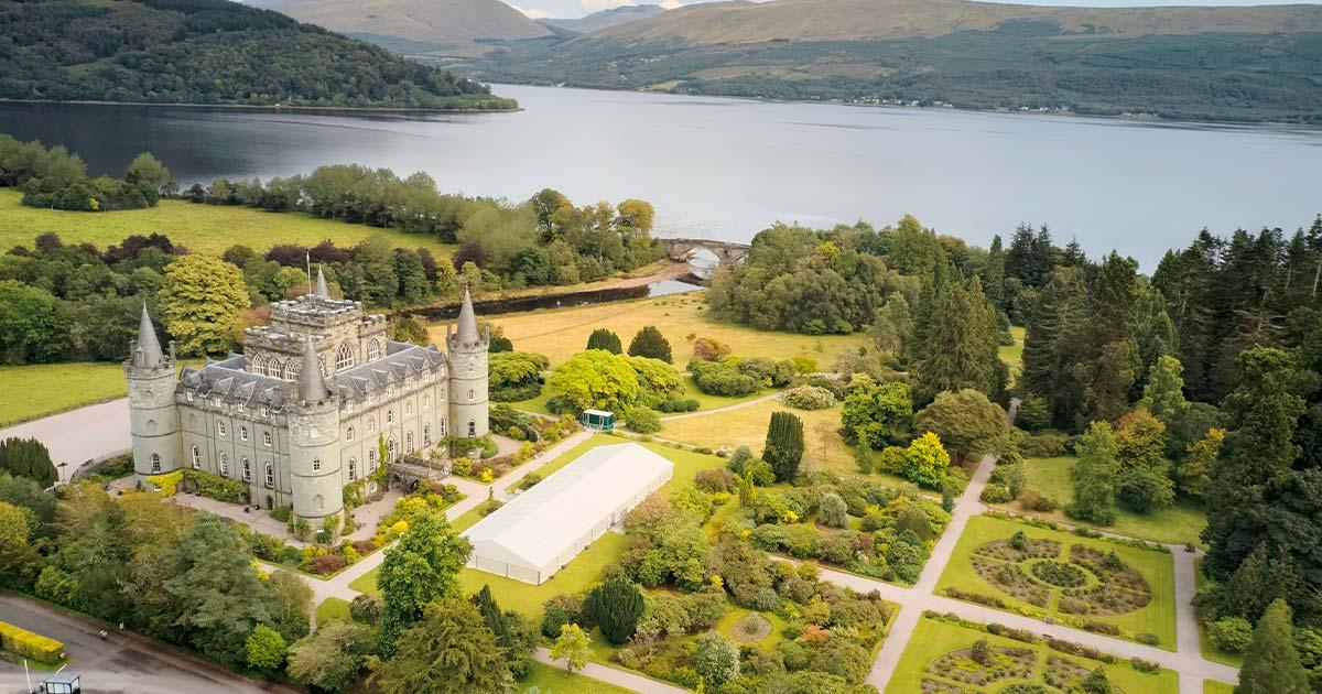 Inveraray Castle. Source: Richard Johnson / Adobe Stock.
