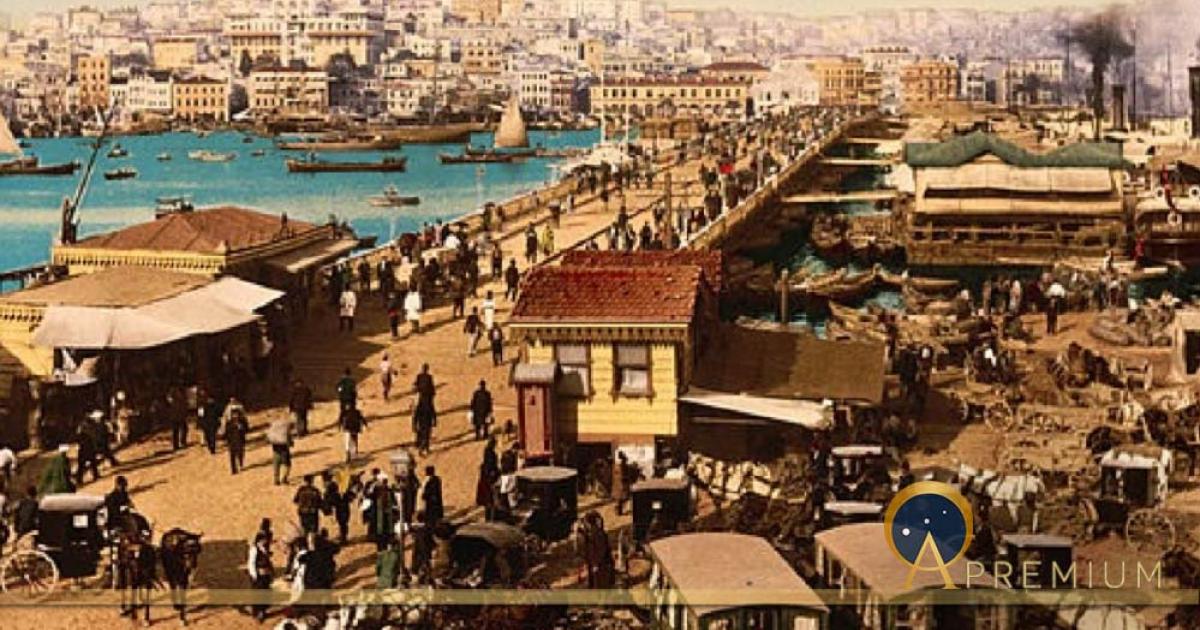 Galata Bridge, ca. 1895 (CC BY-SA 2.0)