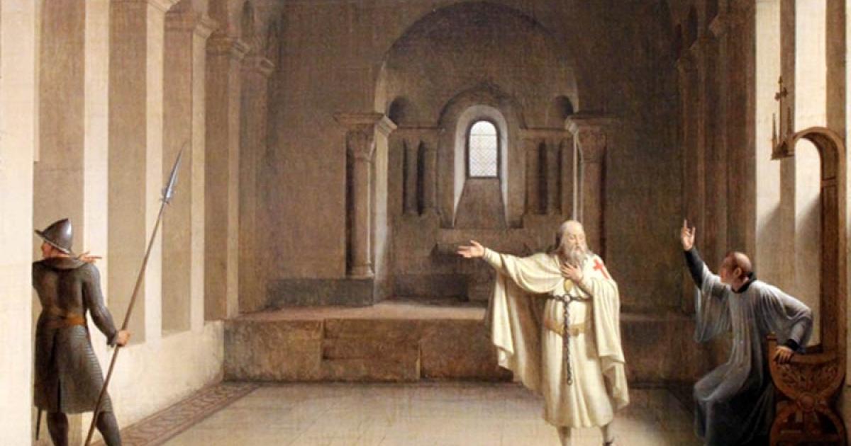 Jacques de Molay cursed everyone who supported his death