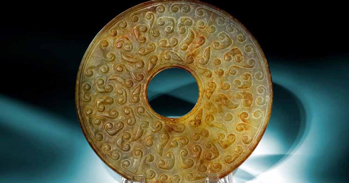 Jade bi disc, China. Source: W.Scott McGill / Adobe Stock.