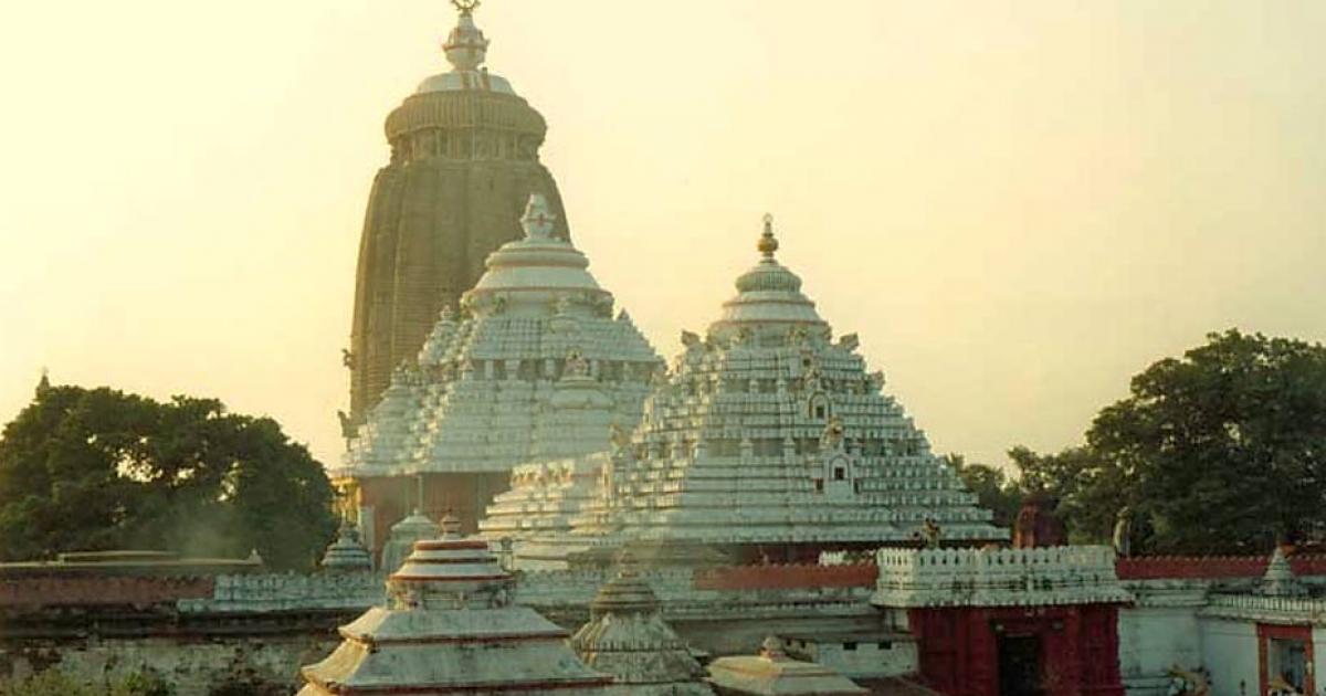 The Jagannath Temple in Puri.
