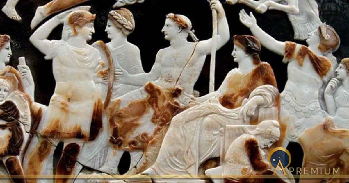 Detail of the Great Cameo of France depicting emperors of the Julio-Claudian dynasty and their family. Source: Marie-Lan Nguyen / CC BY 2.5