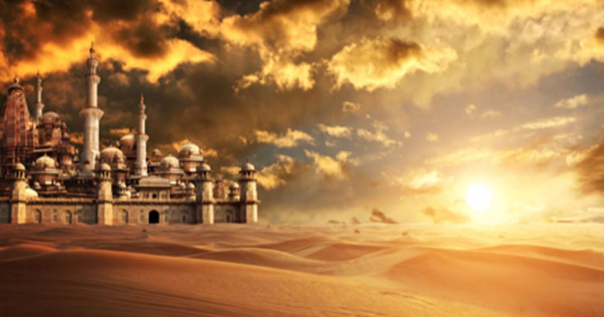 A lost desert city. Credit: frenta / Adobe Stock