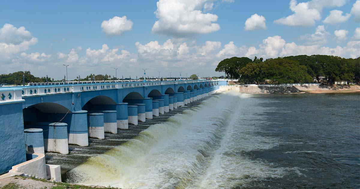 Kallanai Dam. Source: Elamaran Elaaa / Adobe Stock.
