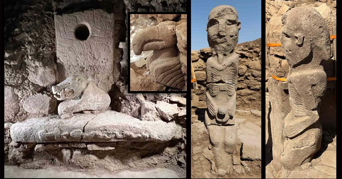 Selection of the recent discoveries made at Karahan Tepe and Göbekli Tepe in Turkey. Source: Author provided