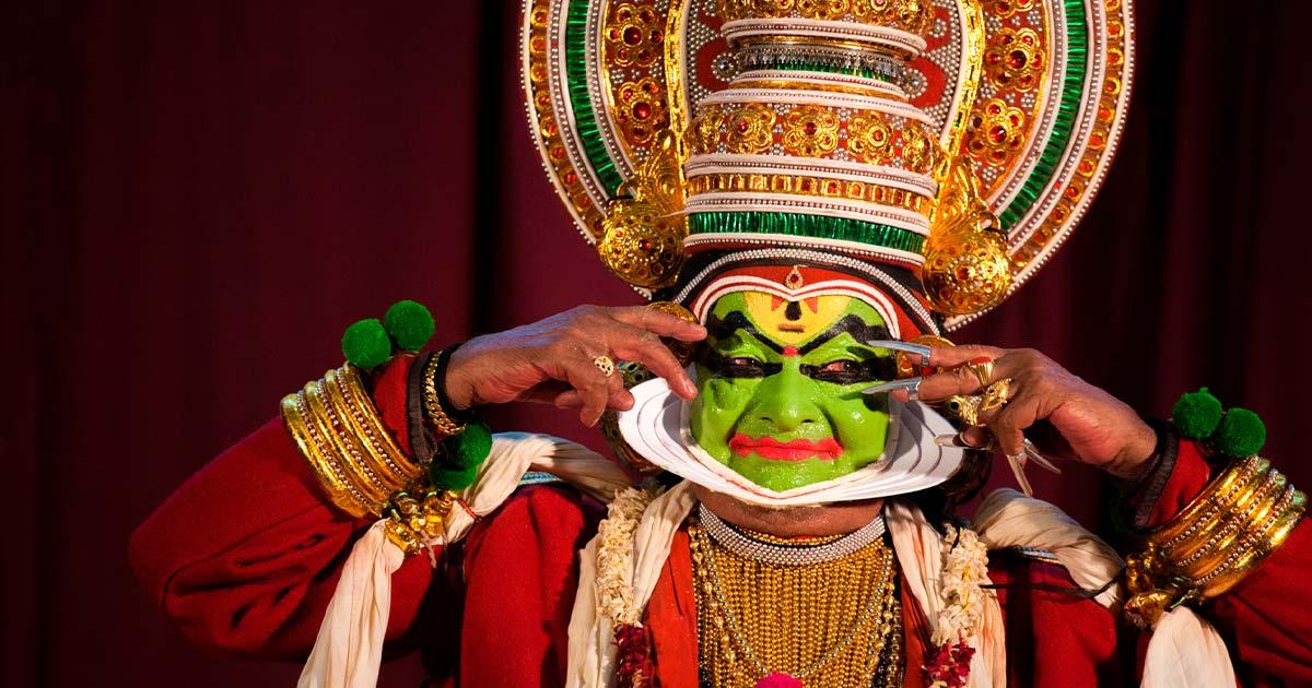 Kathakali eye dancer. Source: Grigory Kubatyan / Adobe Stock.