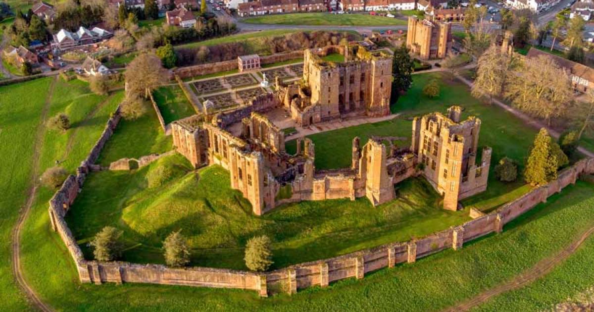 Kenilworth Castle today. Source: Carl / Adobe Stock.