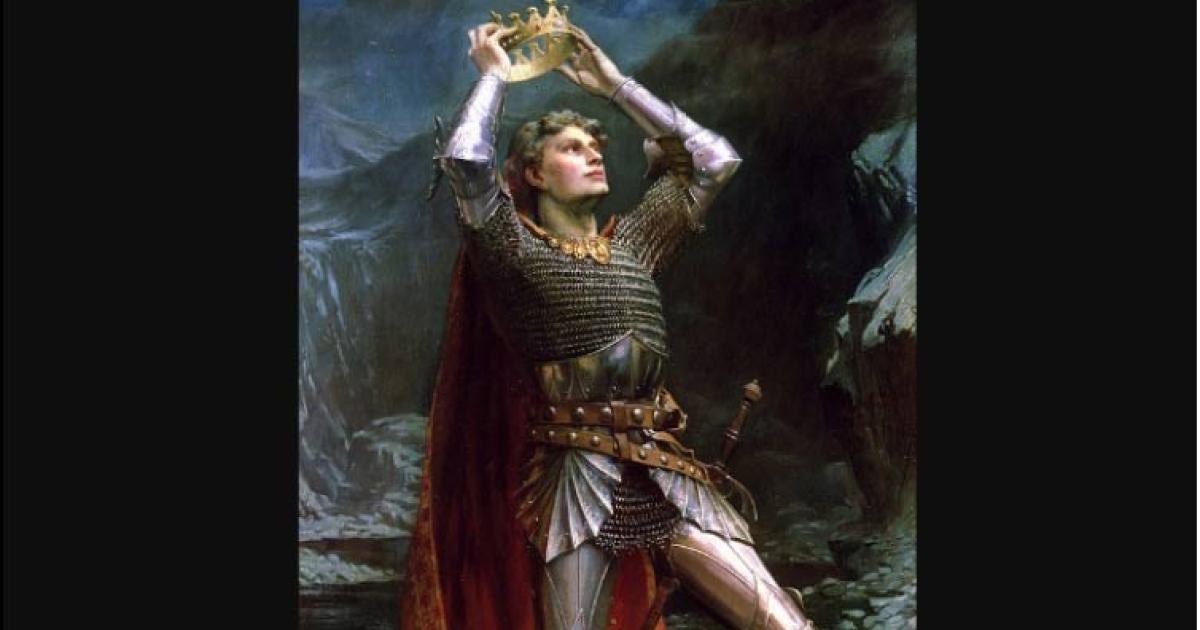 King Arthur by Charles Ernest Butler.	Source:	 Public Domain