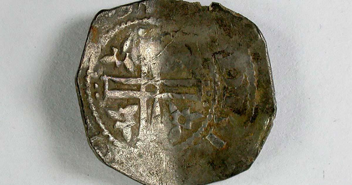 One of nine medieval coins found in 2019 metal detecting rally.	Source: Royal Institution of Cornwall
