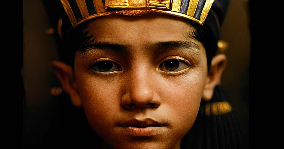 Boy king Tutankhamun. Source: Mikolaj Niemczewski / Adobe Stock.