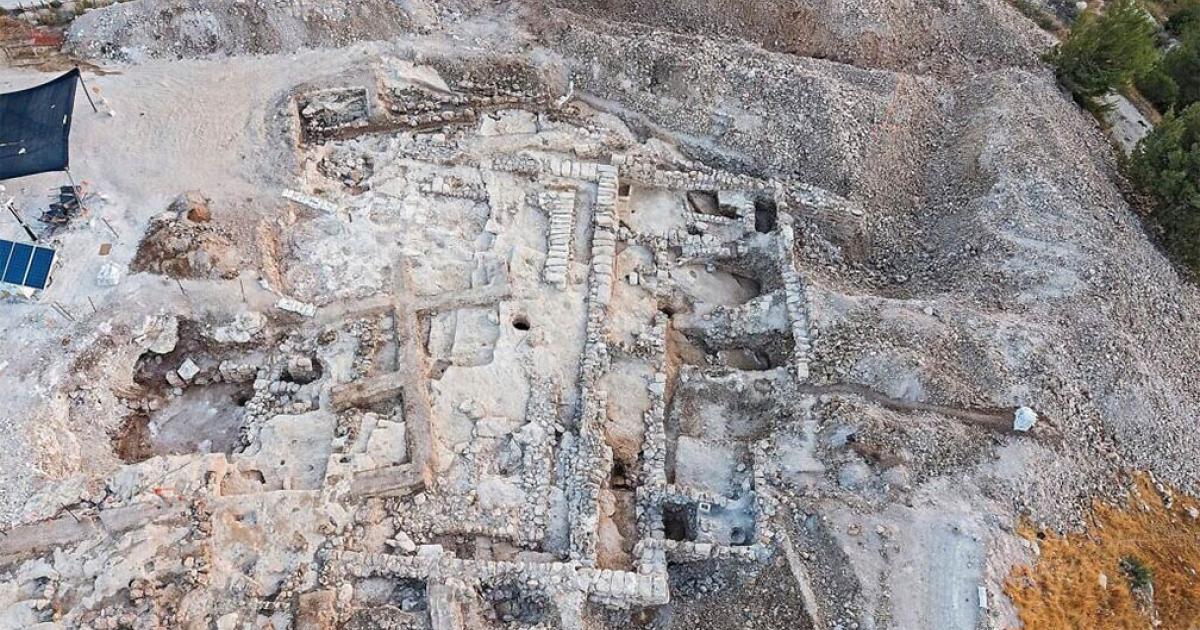 Aerial image of the Kingdom of Judah excavation, a 2,700-year-old administrative complex in Jerusalem. Source: Yaniv Berman / Israel Antiquities Authority