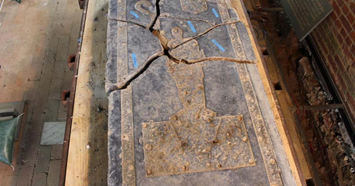 The Knight’s Tombstone in Jamestown.