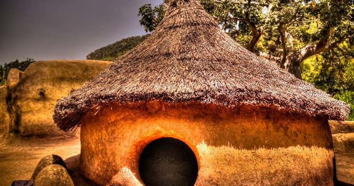 Traditional Tammari people village of Tamberma at Koutammakou, the Land of the Batammariba, Kara region, Togo. 