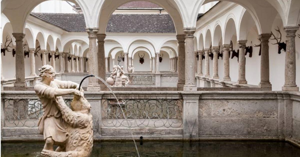 Kremsmunster Abbey, Upper Austria, was founded in 777 AD by Tassilo III, Duke of Bavaria, the last of the House of Agilolfings. According to the legend of its foundation, Tassilo established the monastery on the site where his son, Gunther, had been attacked and killed by a wild boar during a hunt. Source: Simone/Adobe Stock