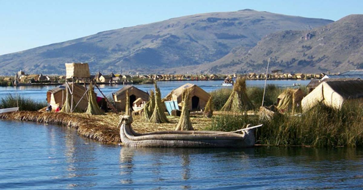 Lake Titicaca and Floating Island in Peru