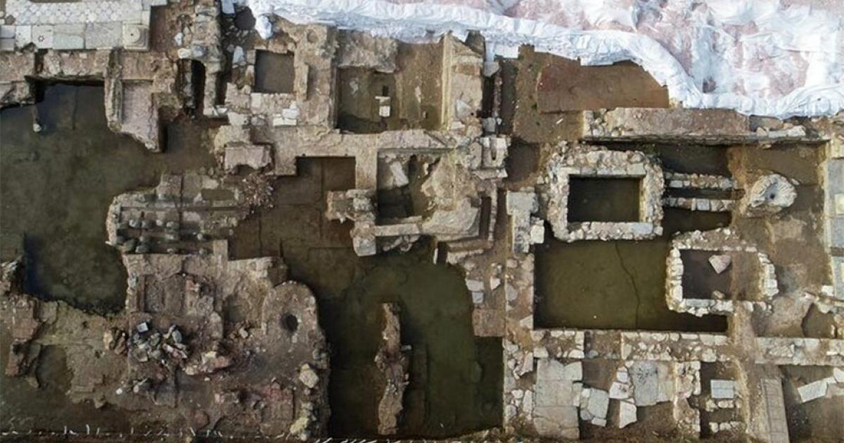 A section of the excavation site in the region known as the Land of the Blind, Istanbul, Turkey. Source: AA