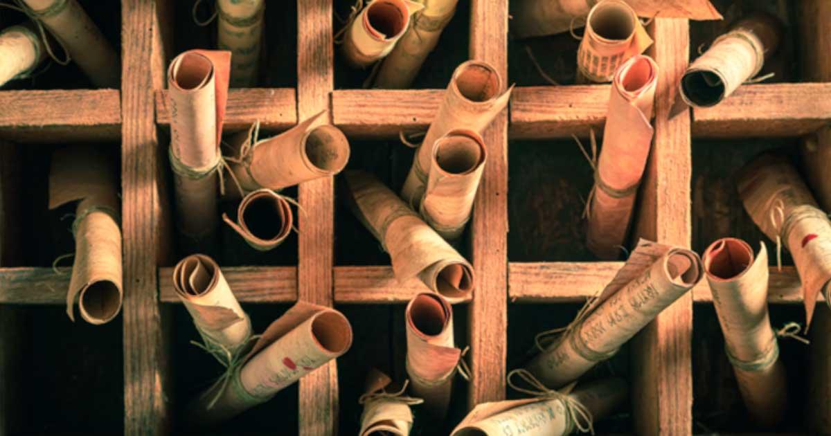 Research of Latin papyrus texts has allowed for a deeper understanding of the Roman world. Representational image of papyrus scrolls. Source: shaiith / Adobe Stock