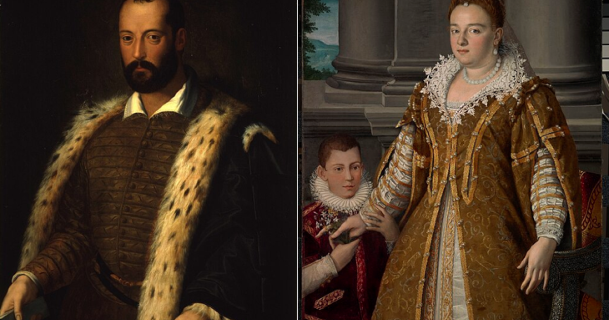 Left; Portrait of Francesco I de' Medici, Right;
