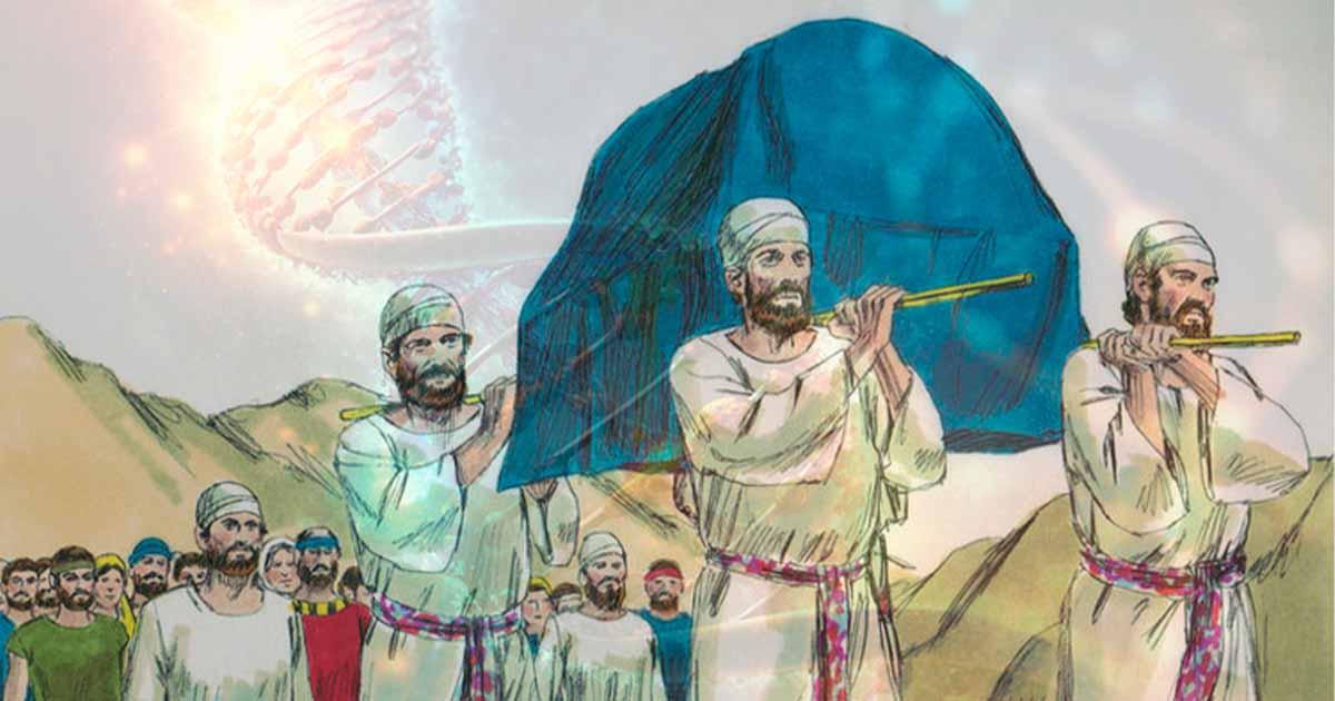 Ancient DNA analysis is unlocking secrets about the genetic legacy of the Levites of ancient Israel. Source: Distant Shores Media/Sweet Publishing/ CC BY-SA 3.0 overlayed and cropped onto ankreative / Adobe Stock