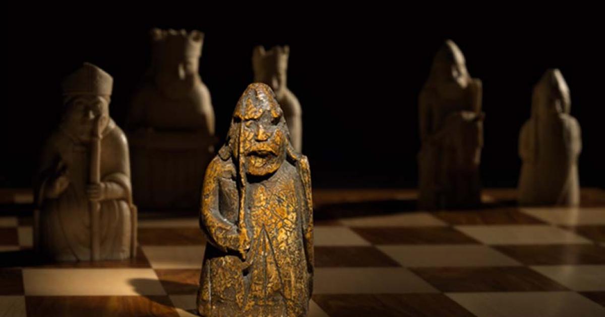 The newly discovered medieval chess piece, one of the Lewis Chessmen, had been missing for almost 200 years. Source: Courtesy of Sotheby's.
