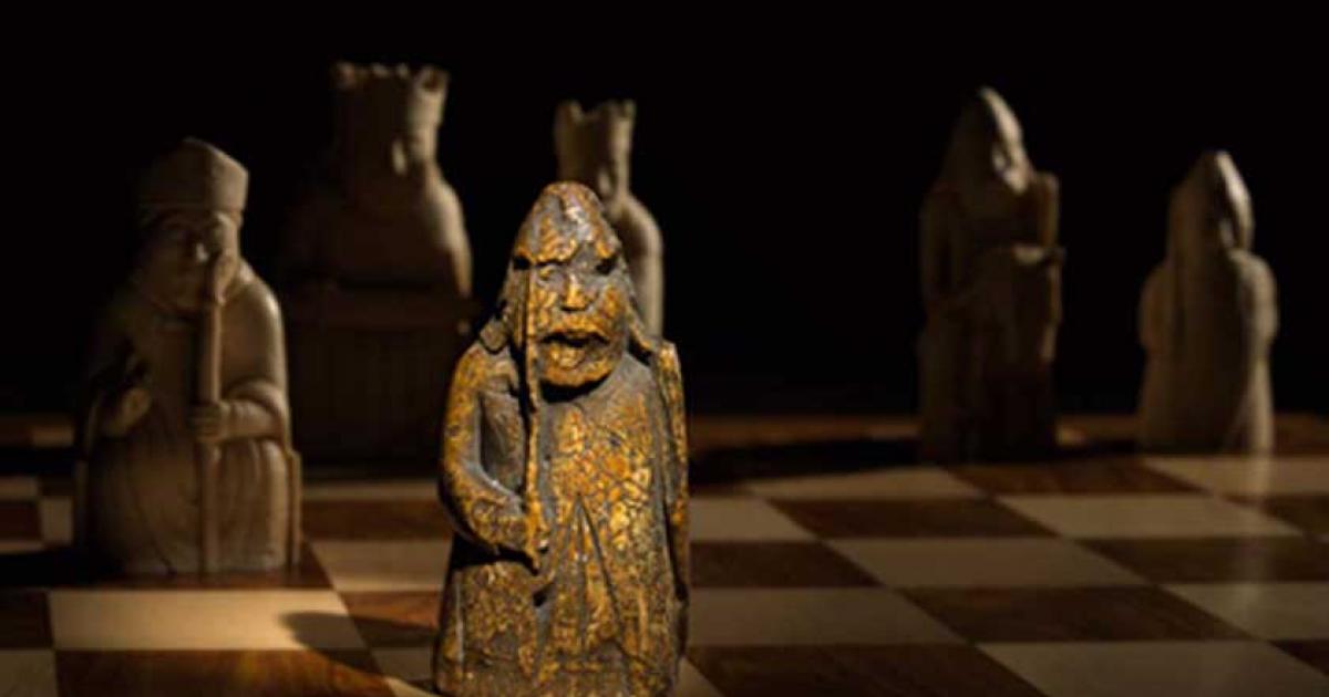 The newly discovered medieval chess piece, one of the Lewis Chessmen, had been missing for almost 200 years. Source: Courtesy of Sotheby's .