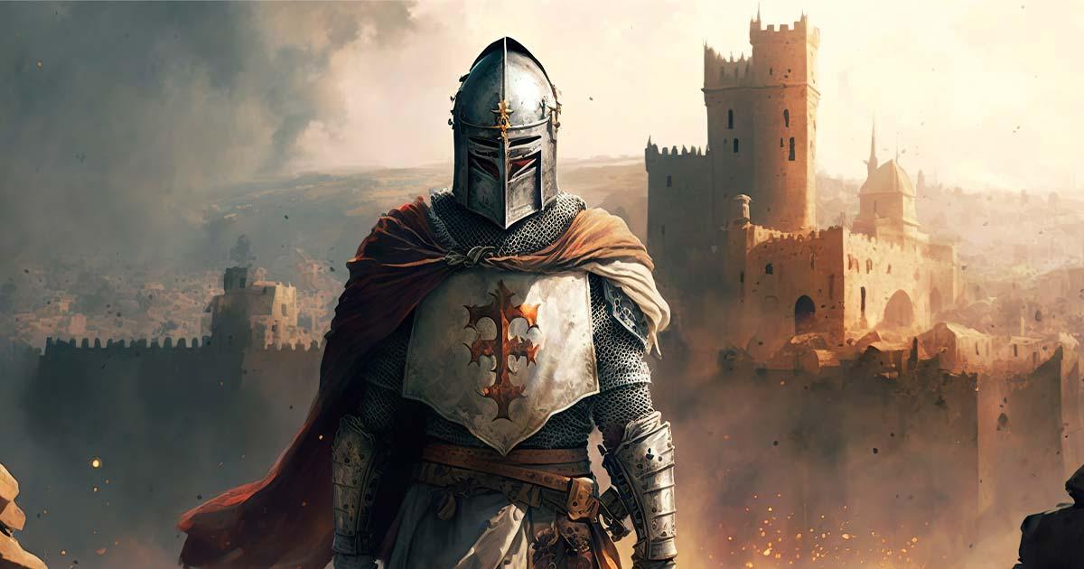 Crusader knight. Source: vitanovski / Adobe Stock.