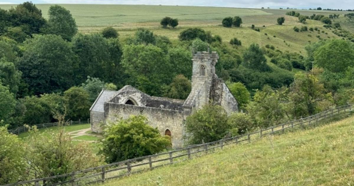 Ruins of St. Martin's Church, Wharram Percy.