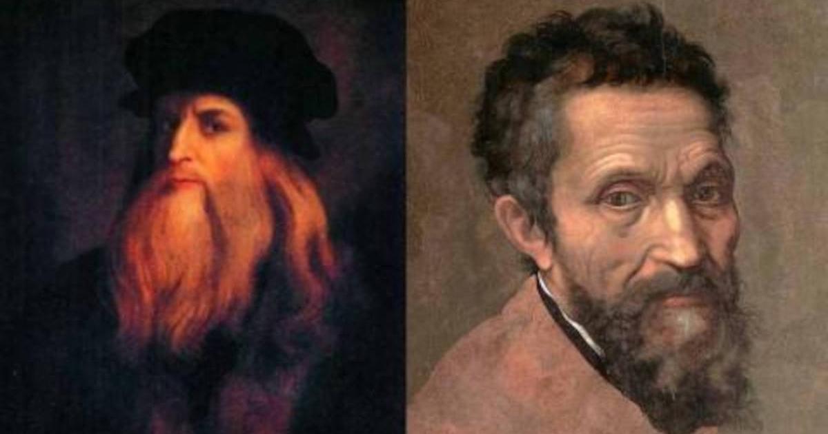 Leonardo da Vinci and Michelangelo.