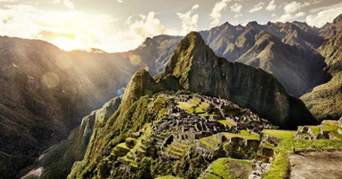 View of the ancient Inca City, Machu Picchu, Peru. Source: alekosa /Adobe Stock