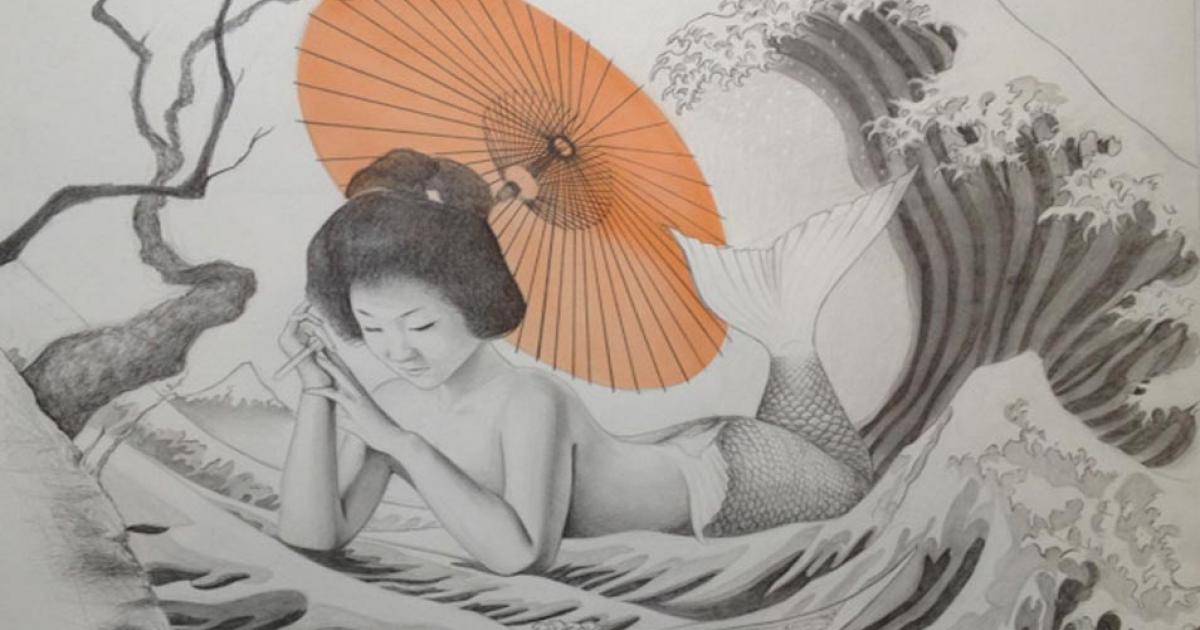 Magical Mermaids of Japanese Folklore 