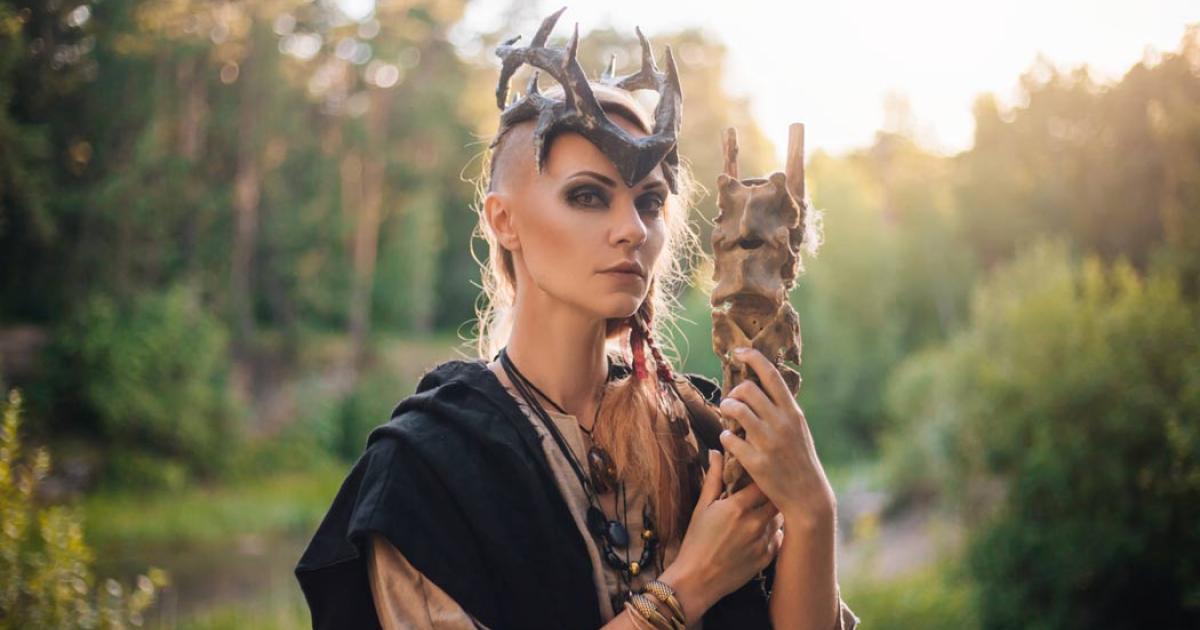 Representation of a female Viking magic practitioner